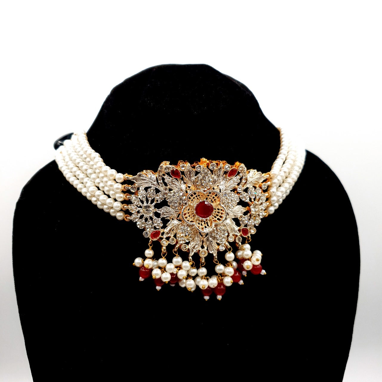 PARTY WEAR NEKLACE SET image 0