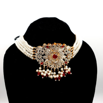 PARTY WEAR NEKLACE SET image 0