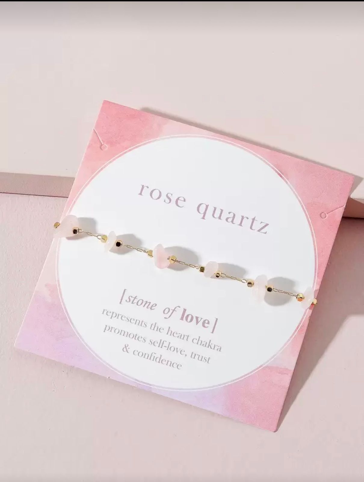 Random Stone Decor Bracelet image 2