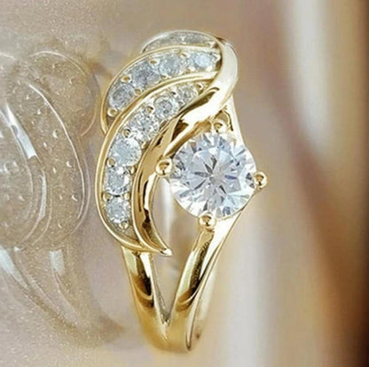 ROMANTIC ZINC ALLOY CUBIC ZIRCONIA RING image 2