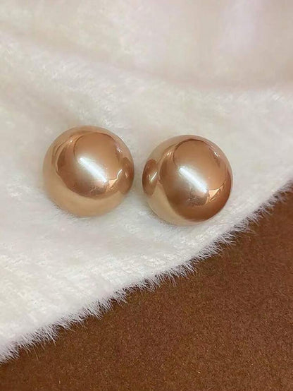 Big Pearl Stud Tops With High-End Elegant image 3